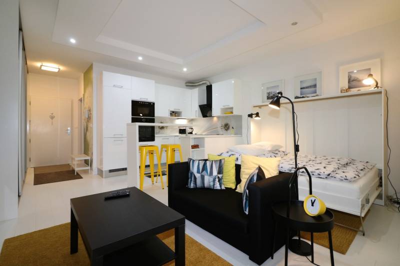RENT - Cosy 1 room apartment with terrace, Staré Grunty
