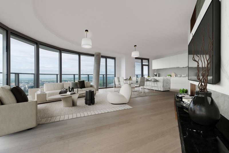 RESERVED︱EUROVEA TOWER - Luxury 3-bedroom residence on 38th floor