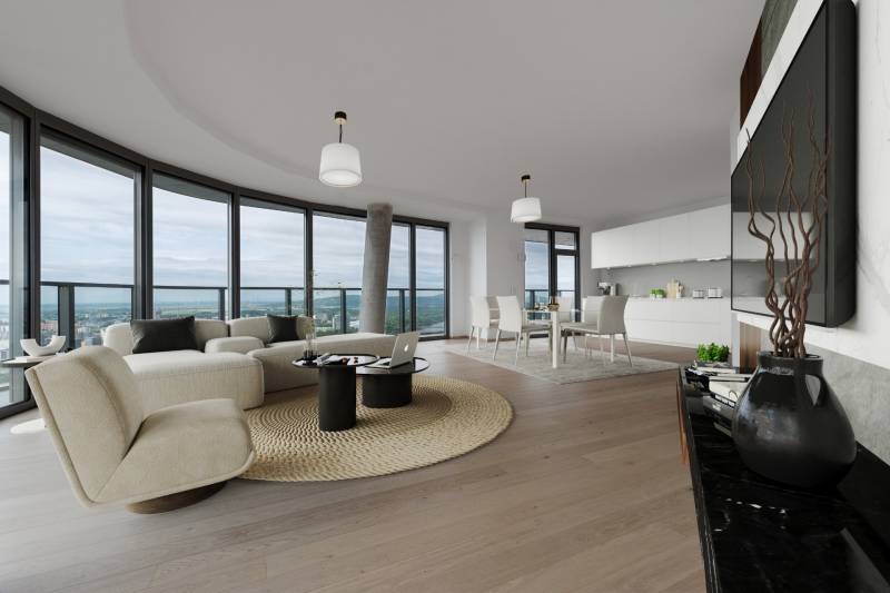 THE HOME︱EUROVEA TOWER - Luxury 3-bedroom residence on 42th floor