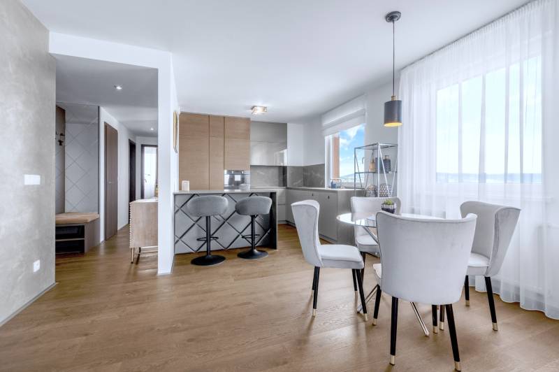 FOR RENT- Exclusive 2-bedroom apartment on top floor, FUXOVA