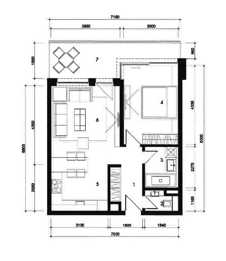 THE HOME I FOR RENT - One bedroom apartment, TEHELNÉ POLE, Bajkalská